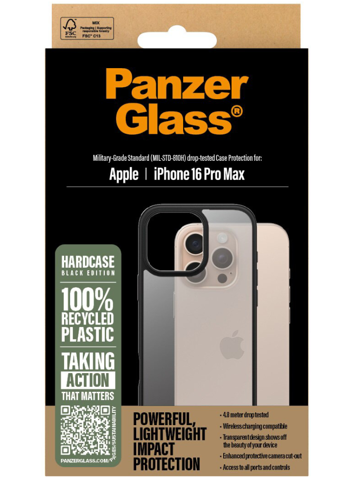 Panzerglass Hardcase Iphone 16 Pro Max Black