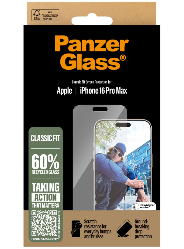 Panzerglass Screen Protector Iphone 16 Pro Max Classic Fit
