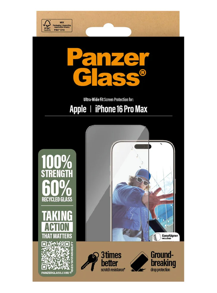 Panzerglass Screen Protection Iphone 16 Pro Max Ultra Wide Fit