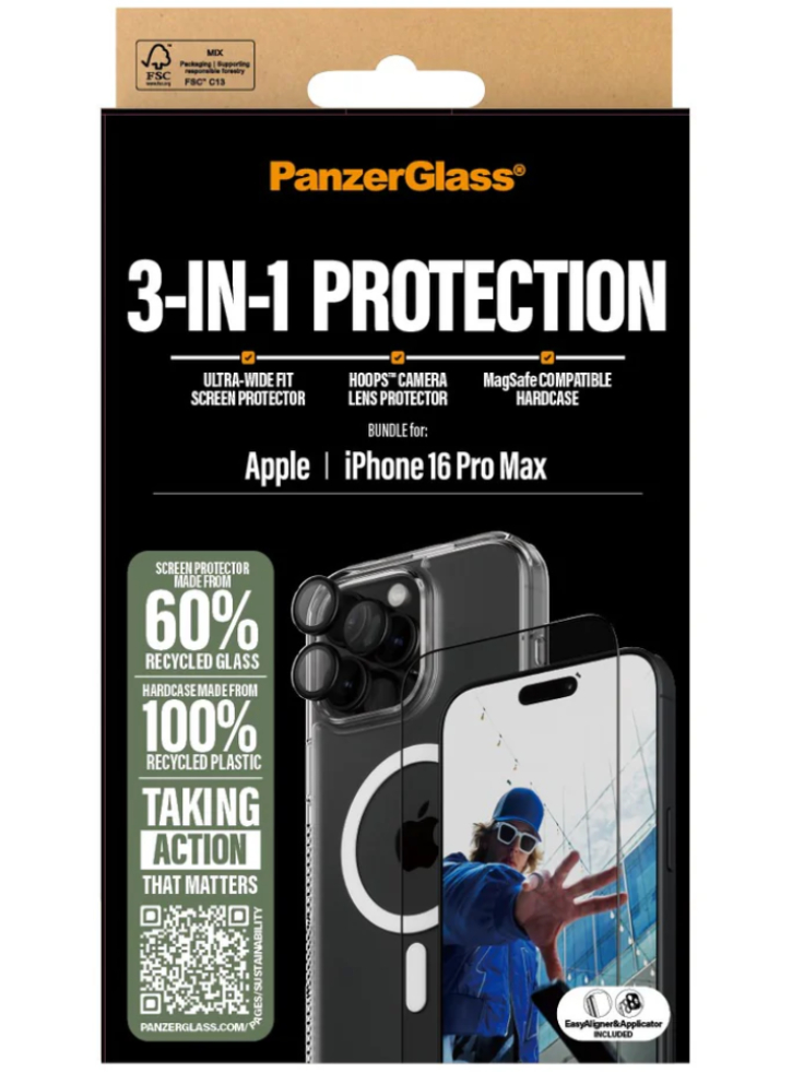 Panzerglass Iphone 16 Pro Max 6.9\'\' 3-in-1 Protection Bundle