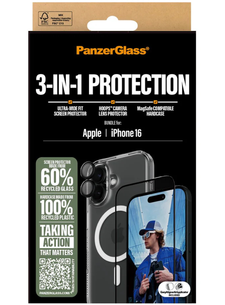 Panzerglass Iphone 16 6.1\'\' 4-in-1 Protection Bundle