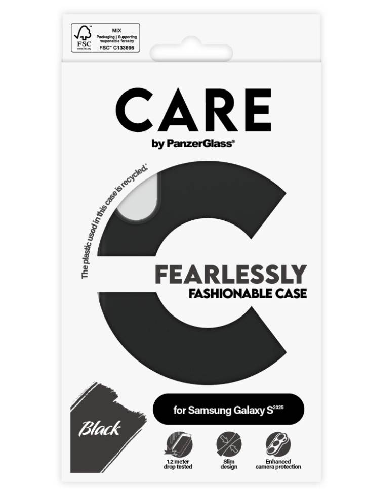 Care By Panzerglass Fashionable Case Black Samsung Galaxy S 2025