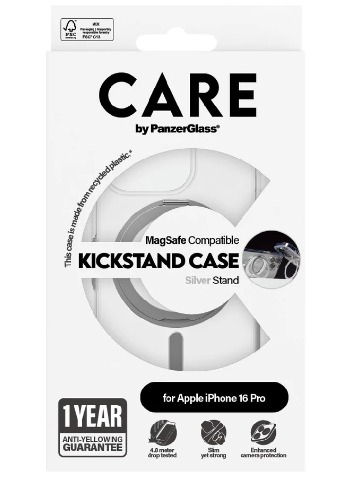Care By Panzerglass Case Transparent & Magsafe Iphone 16 Pro