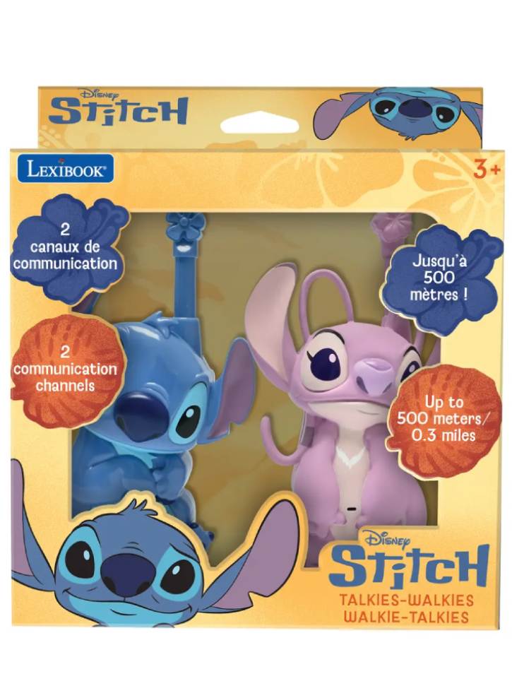 Lexibook 3d Stitch & Angel Walkie Talkies (tw18d1)