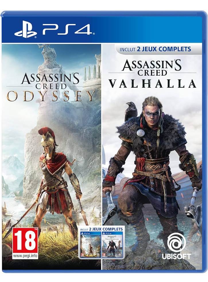 Assassin\'s Creed Odyssey + Valhalla PS4