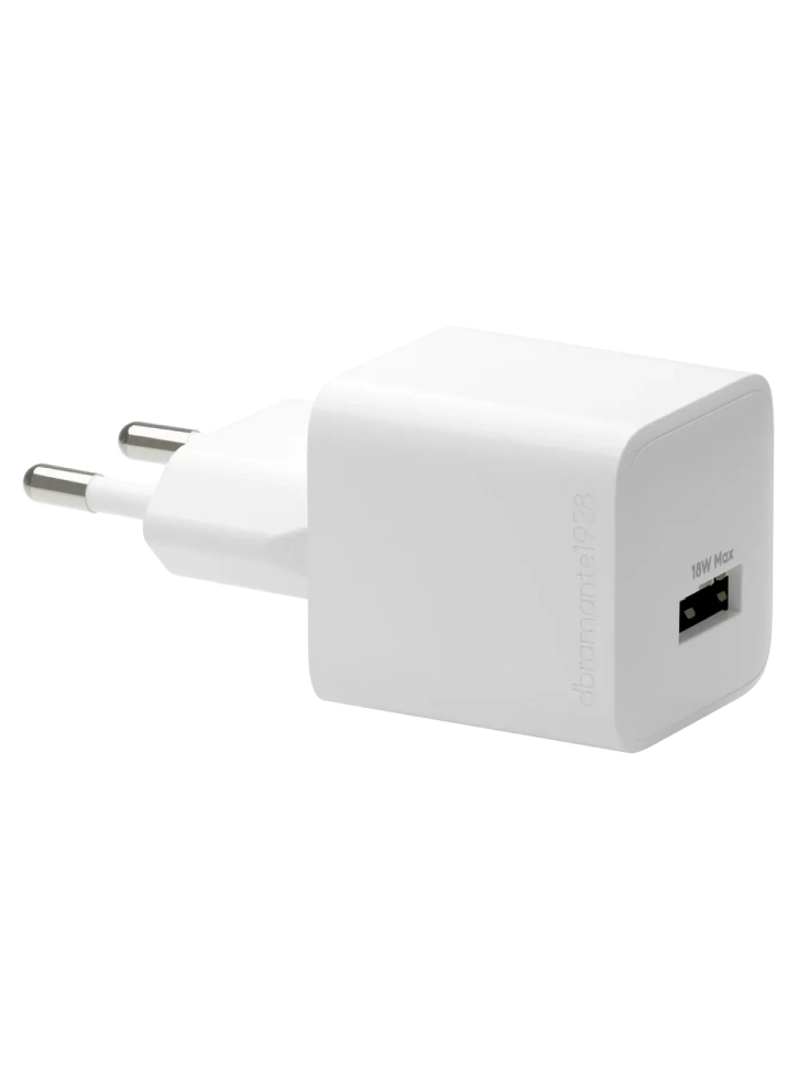 Dbramante1928 Re-charge Wall Charger Gan Usb-a 18w Eu White