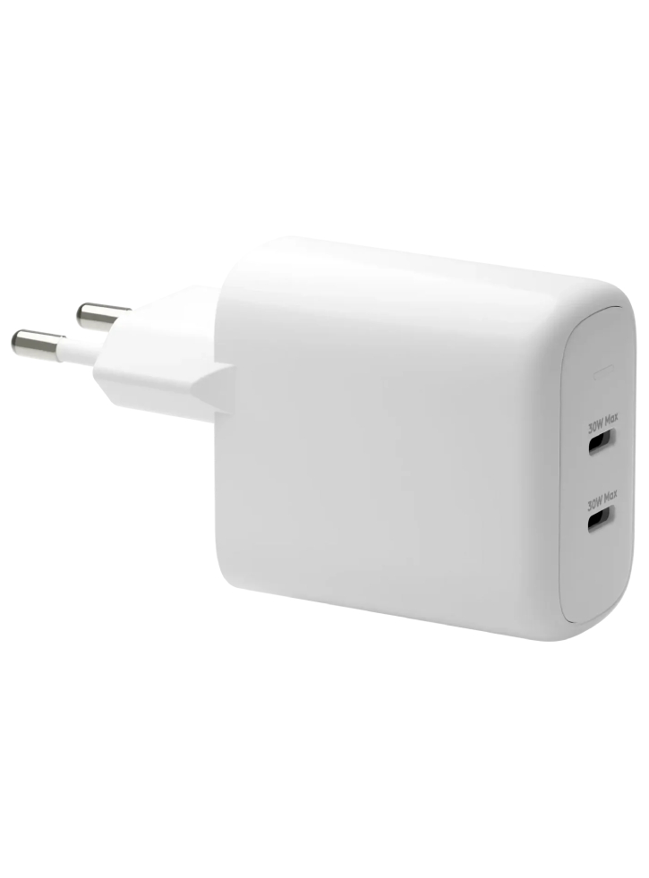Dbramante1928 Re-charge Pro Eu Wall Charger 2x Usb-c 30w - White
