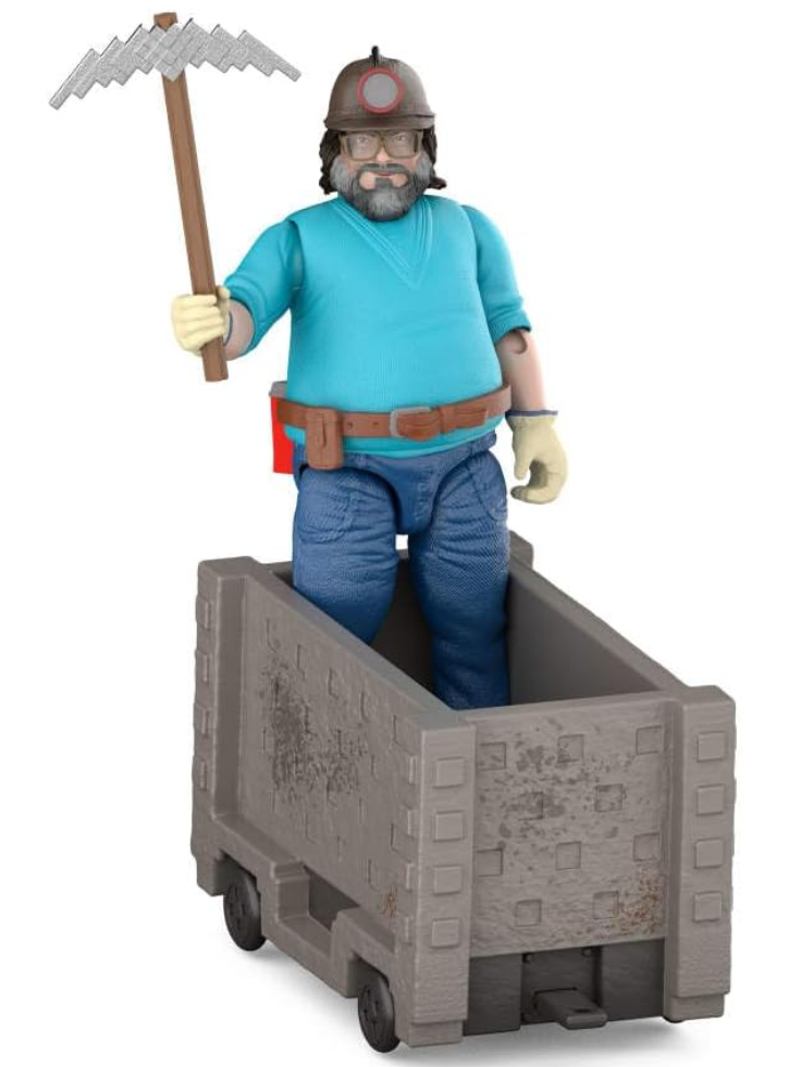 Minecraft Steve & Minecart Movie (jgp20)