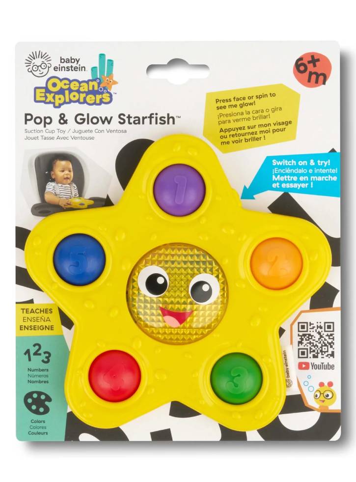 Baby Einstein Activity Toy Pop & Glow Starfishtm (be-16708)