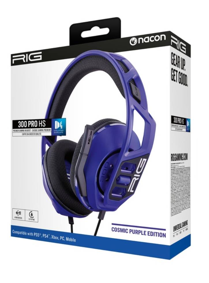 Nacon Rig Headphones 300 Pro Hs Cosmic - Playstation 5 PC|PS4|PS5