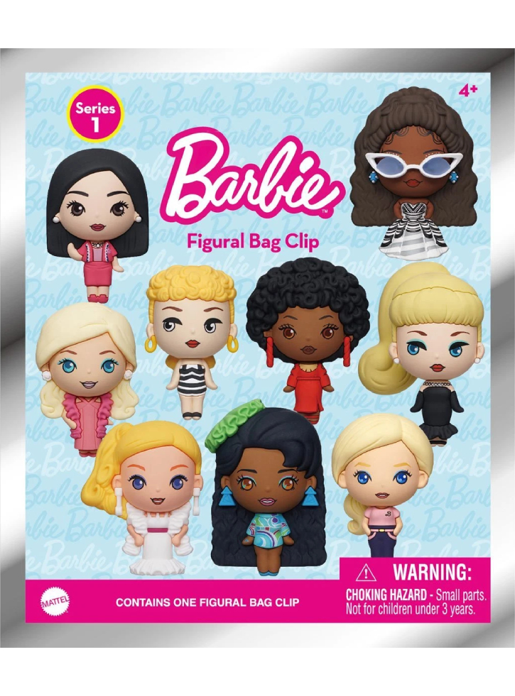 Monogram Barbie Blind Bag Random 3d Foam Bag Clips