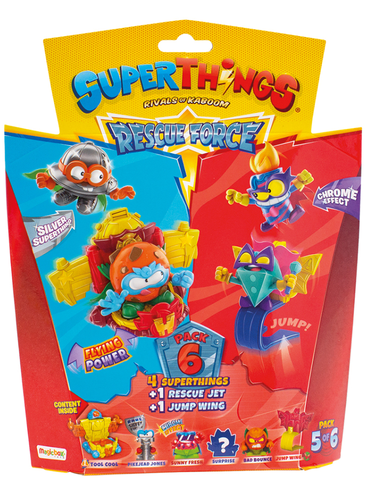 As Superthings Rivals Of Kaboom Rescue Force Blister 6 Random (1013 61607)