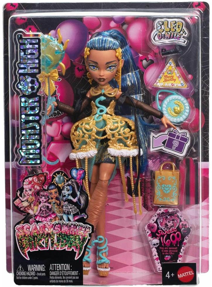 Monster High Scary Sweet Birthday Cleo Doll (jbg76)