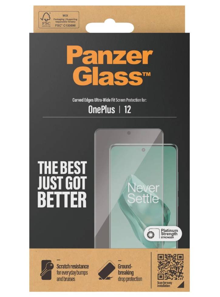 Panzerglass Screen Protector Oneplus 12 Ultra-wide Fit
