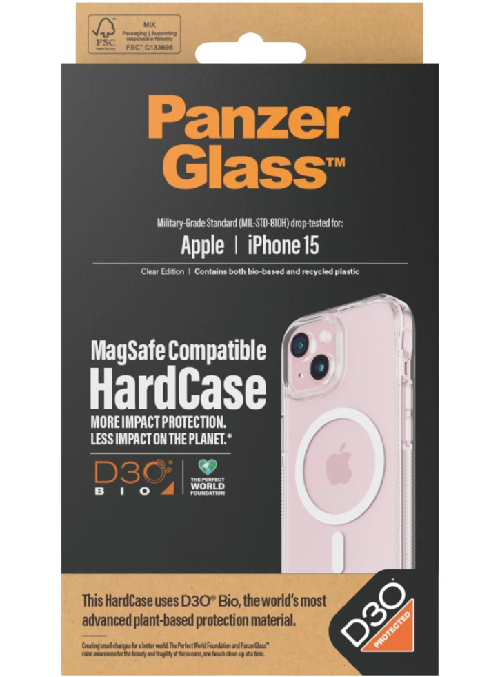 Panzerglass Hardcase Magsafe Iphone 15 Compatible With D3o