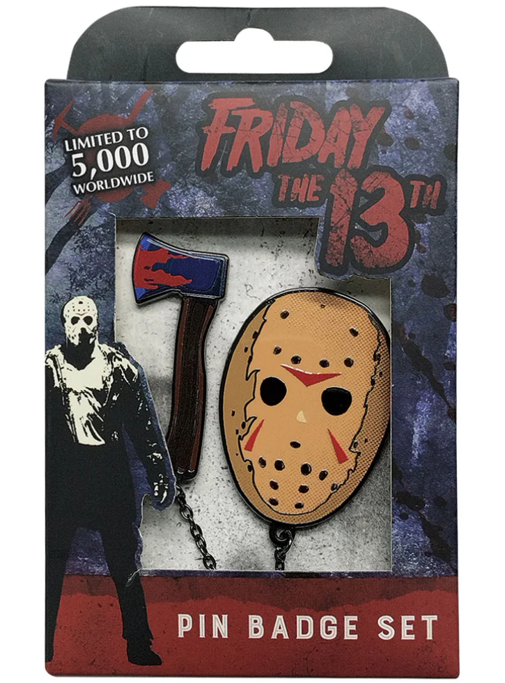 Friday 13th Pin Badge Set