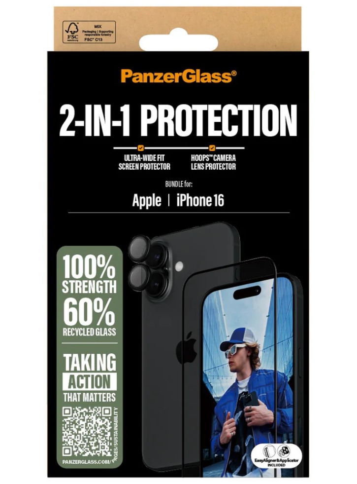Panzerglass Iphone 16 2-in-1 Bundle