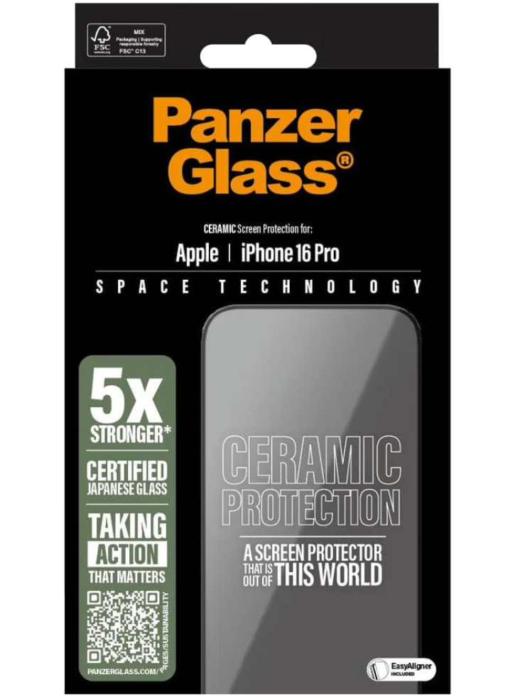 Panzerglass Ceramic Screen Protection Iphone 16 Pro Ultra Wide