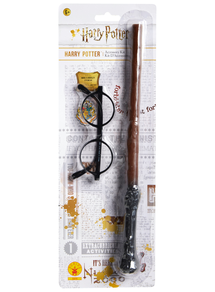 Rubies Harry Potter Wand & Glasses Set (5374ns000)
