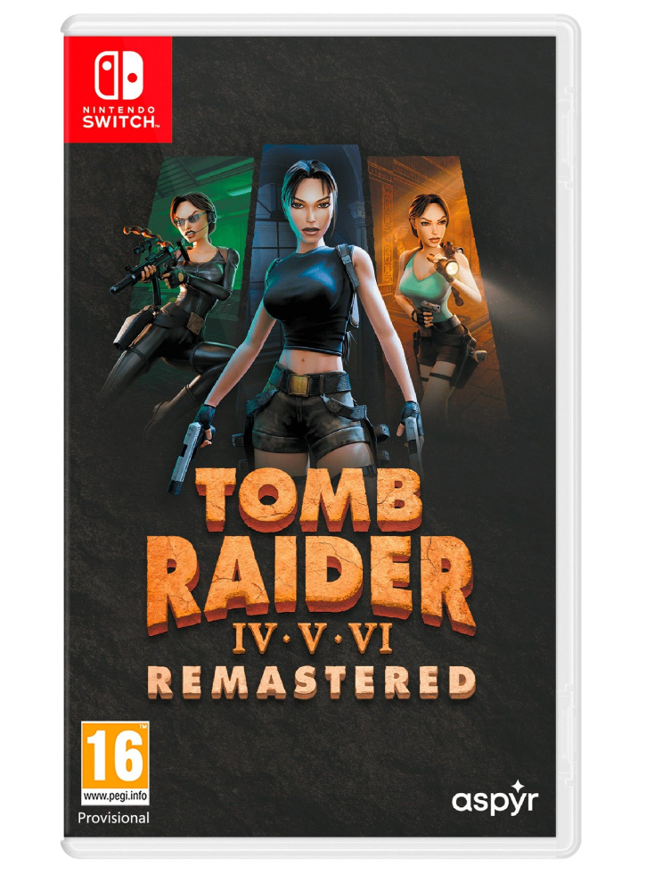 Tomb Raider IV VI Remastered Starring Lara Croft NSW