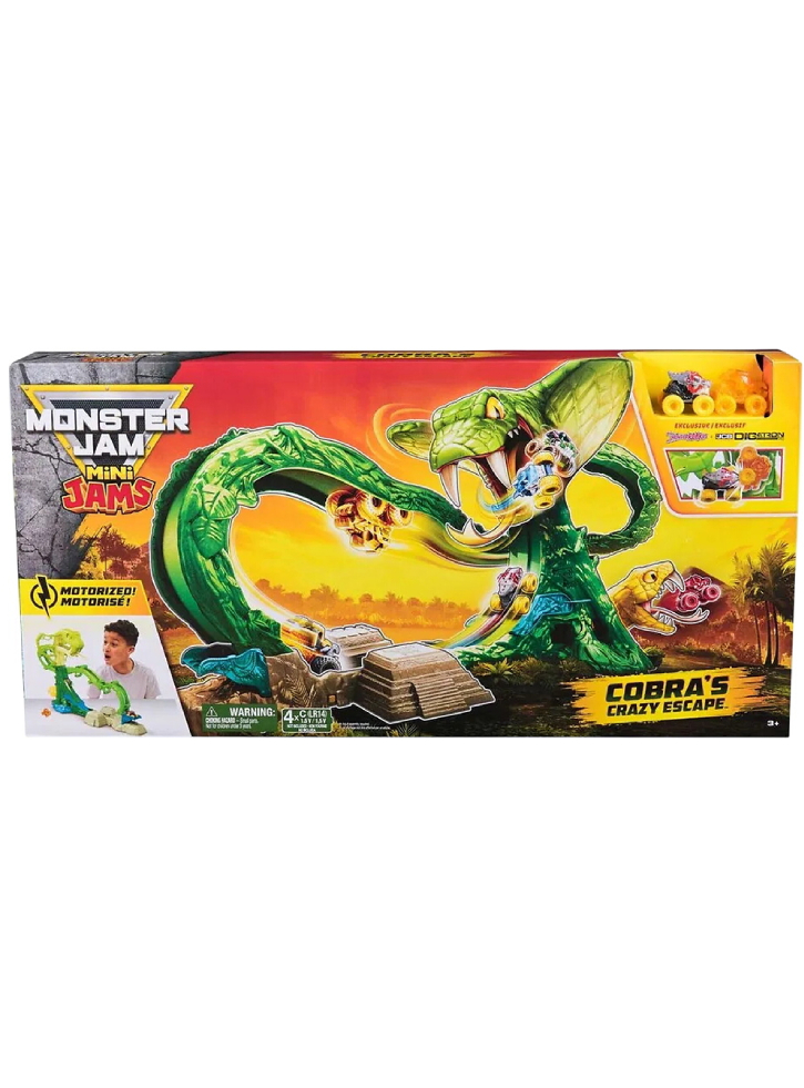 Monster Jam Mini Jams Cobras Crazy Escape (6072595)