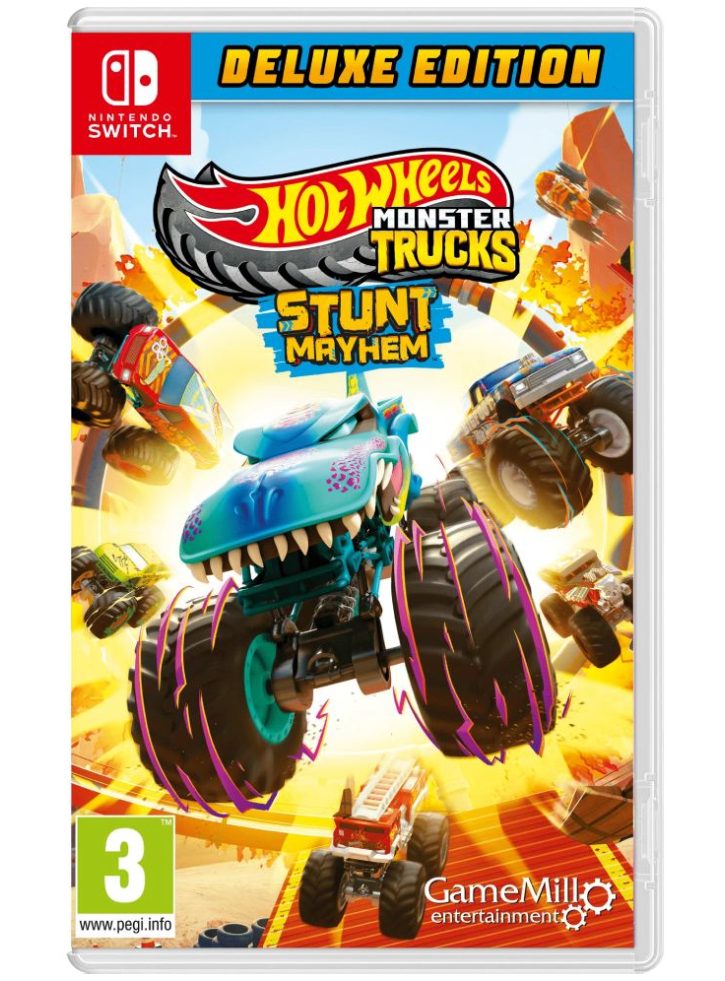 Hot Wheels Monster Trucks Stunt Mayhem Deluxe Edition