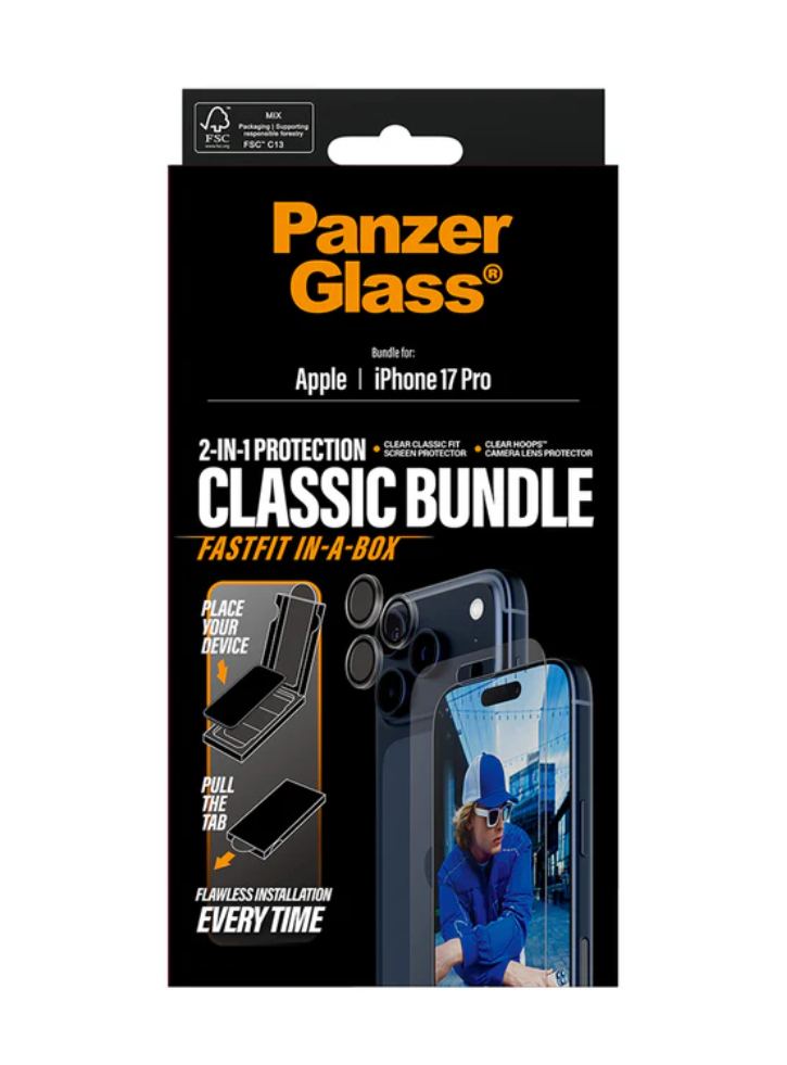 Panzerglass 2-in-1 Classic Bundle Iphone 17 Pro