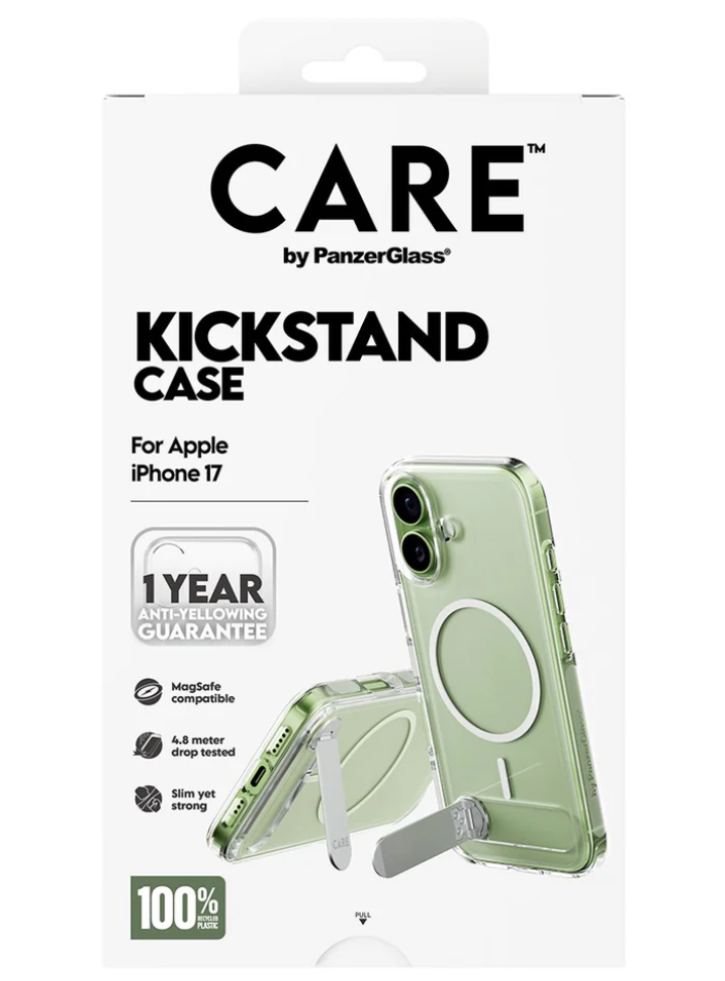 Panzerglass Care Feature Case Transparent Kickstand & Magsafe Iphone 17
