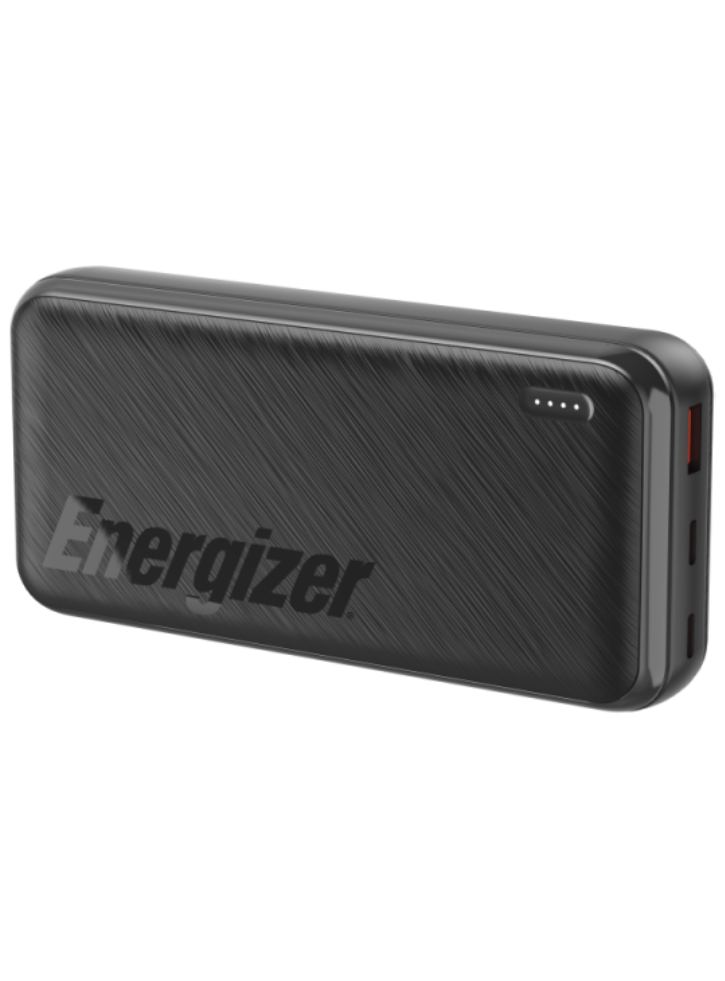 Energizer 20k High Capacity Fast Charging Power Bank 20000 Mah Black