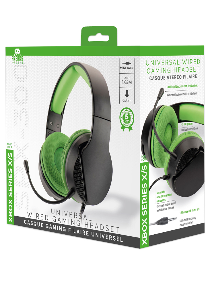 Trade Invaders Universal Headset Spx-300 Green & Black
