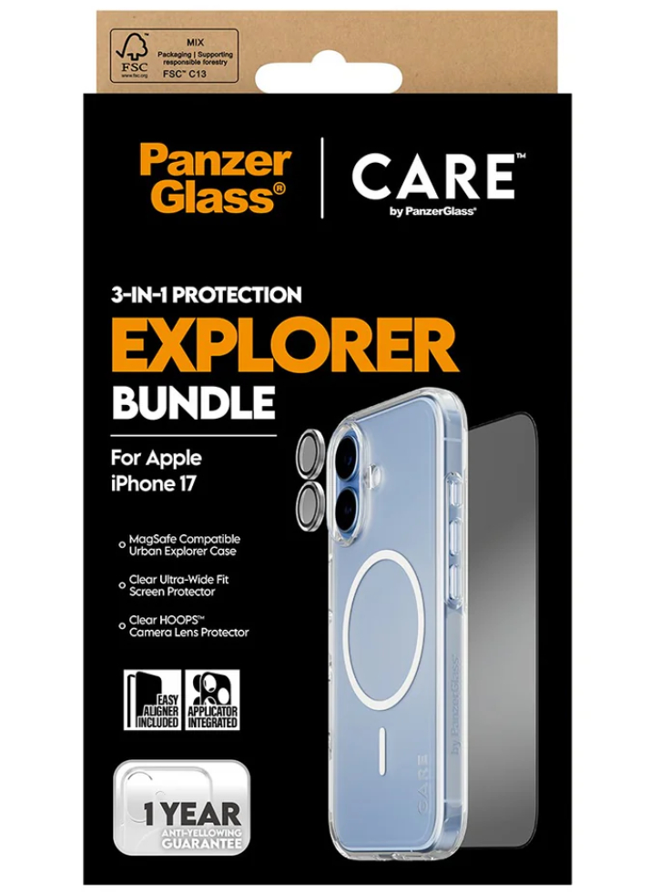 Panzerglass Care 3in1 Flagship Explorer Bundle Iphone 17