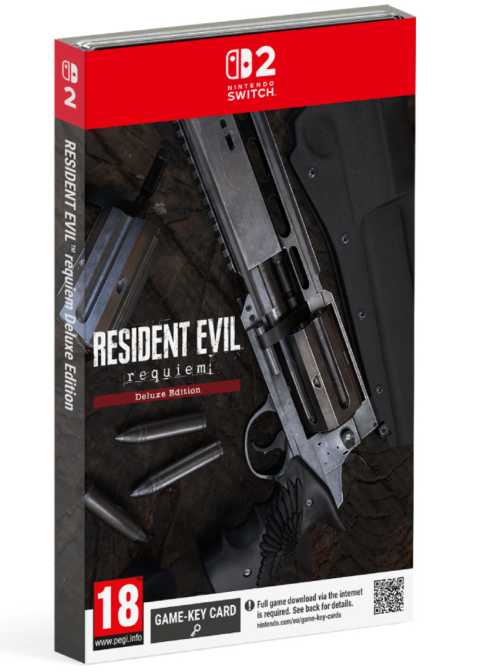 Resident evil 9 Requiem Deluxe steelbook Edition Game Key Card NSW2