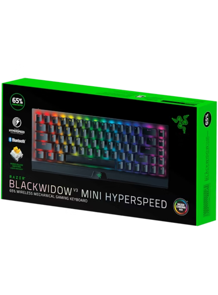 Razer Blackwidow V3 Mini Hyperspeed 65% Yellow (nordic)