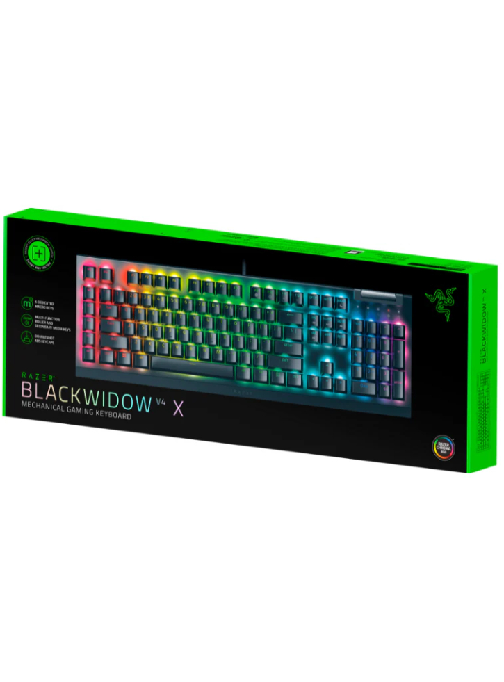 Razer Blackwidow V4 X Green Switch Keyboard (nordic)