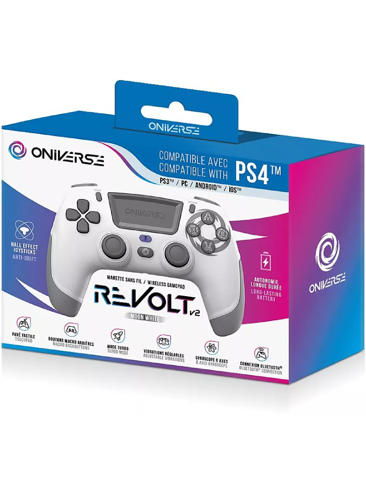 Oniverse Wireless Controller Revolt V2 Moon White