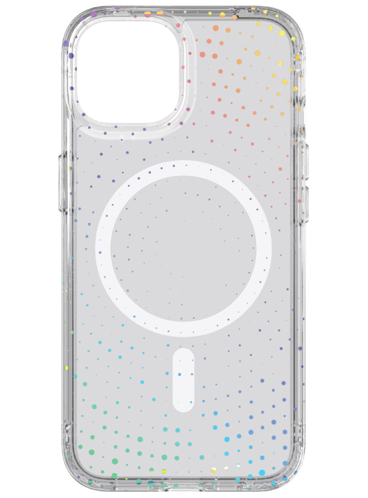 Tech21 Evo Sparkle Magsafe Case Iphone 14 Plus Clear