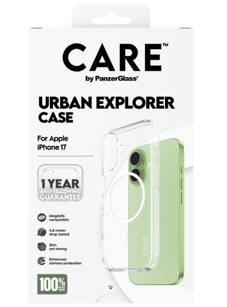 Panzerglass Care Flagship Case Transparent Urban Explorer White Magsafe Iphone 17