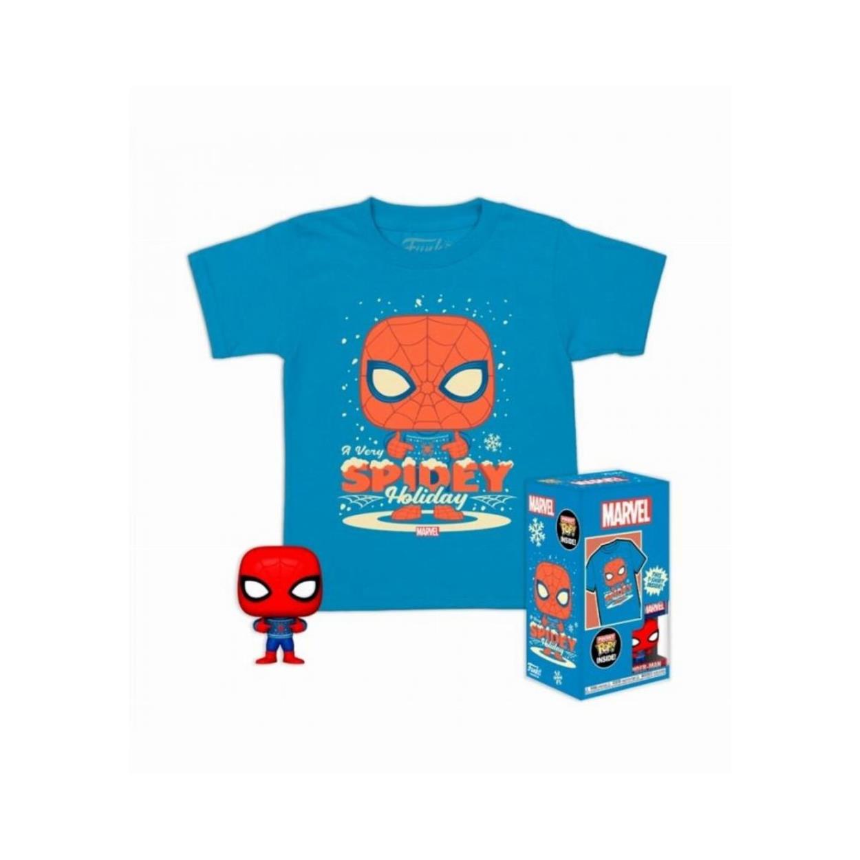 Pocket Pop! Marvel Holiday Spiderman & T Shirt Xl Child