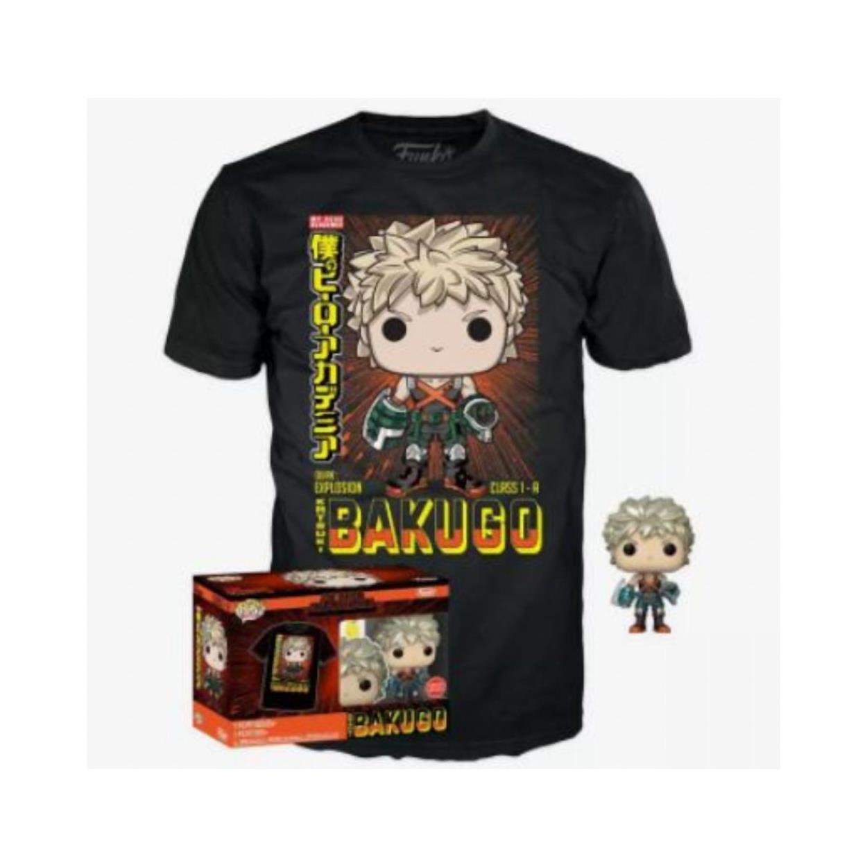 Pop! My Hero Academia Katsuki Bakugo Metallic & T Shirt Xl